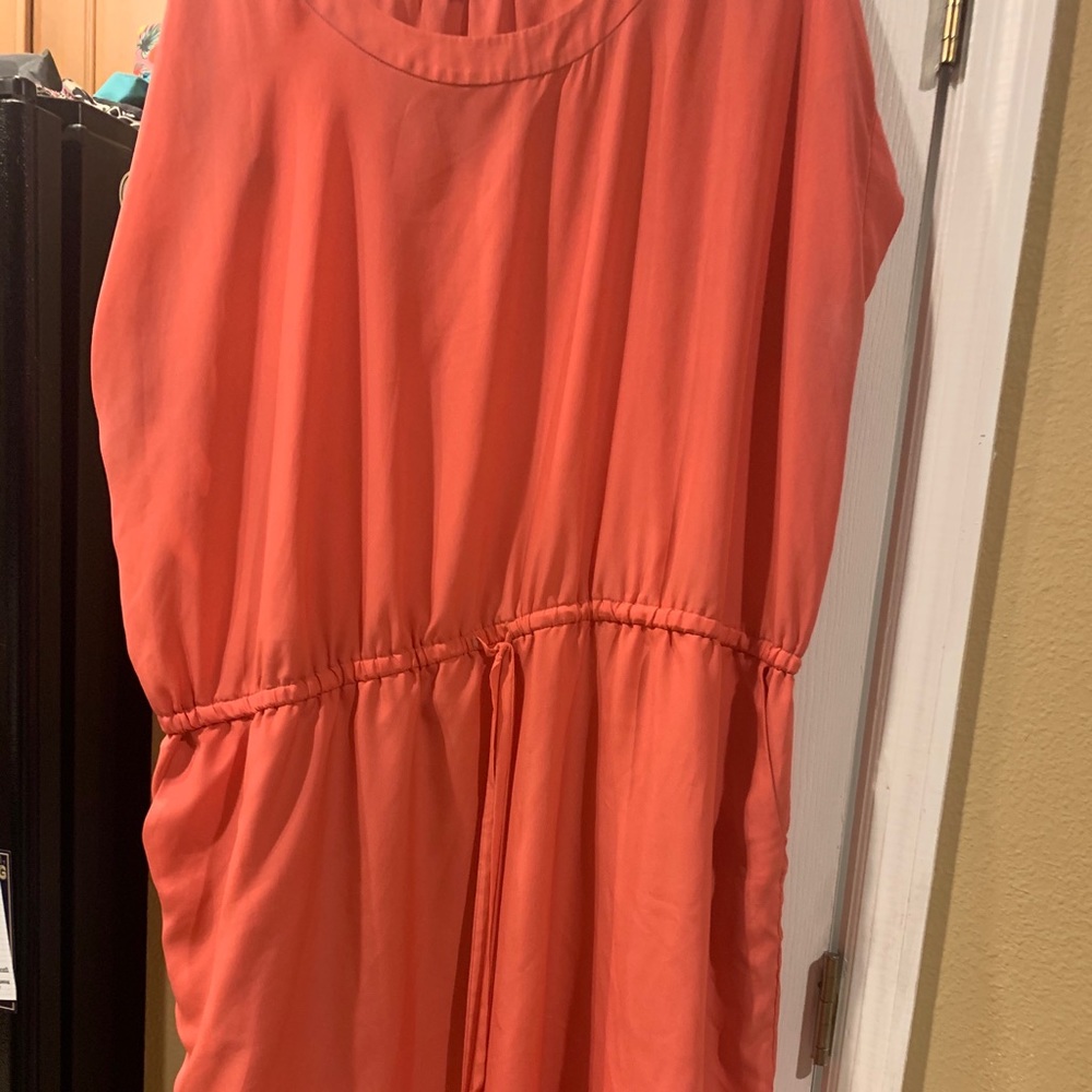 Coral dress